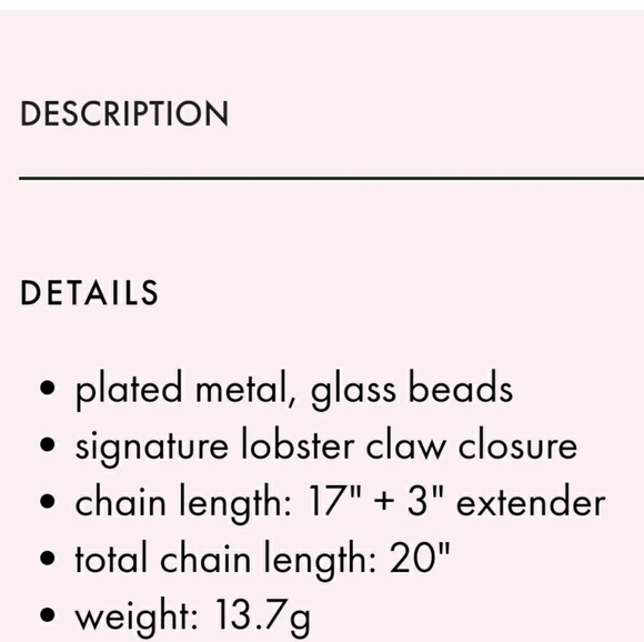 Kate Spade BNWT very berry necklace - Picture 6 of 6